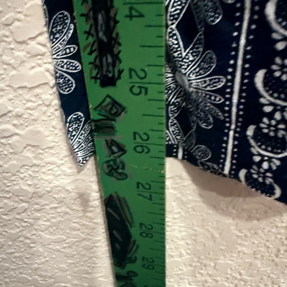 Intimately Free People Navy Boho Bandana Style Print Wide Leg Pants sz - Picture 11 of 11